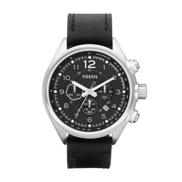 Bracelet de montre Fossil CH2801 Cuir Noir 22mm